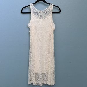 Abercrombie Cream Lace Dress